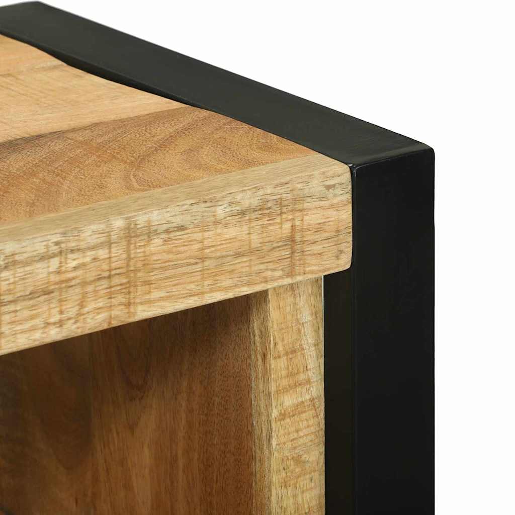 Badezimmermöbel-Set mit Regal 4 pcs Braun Massivholz Mango