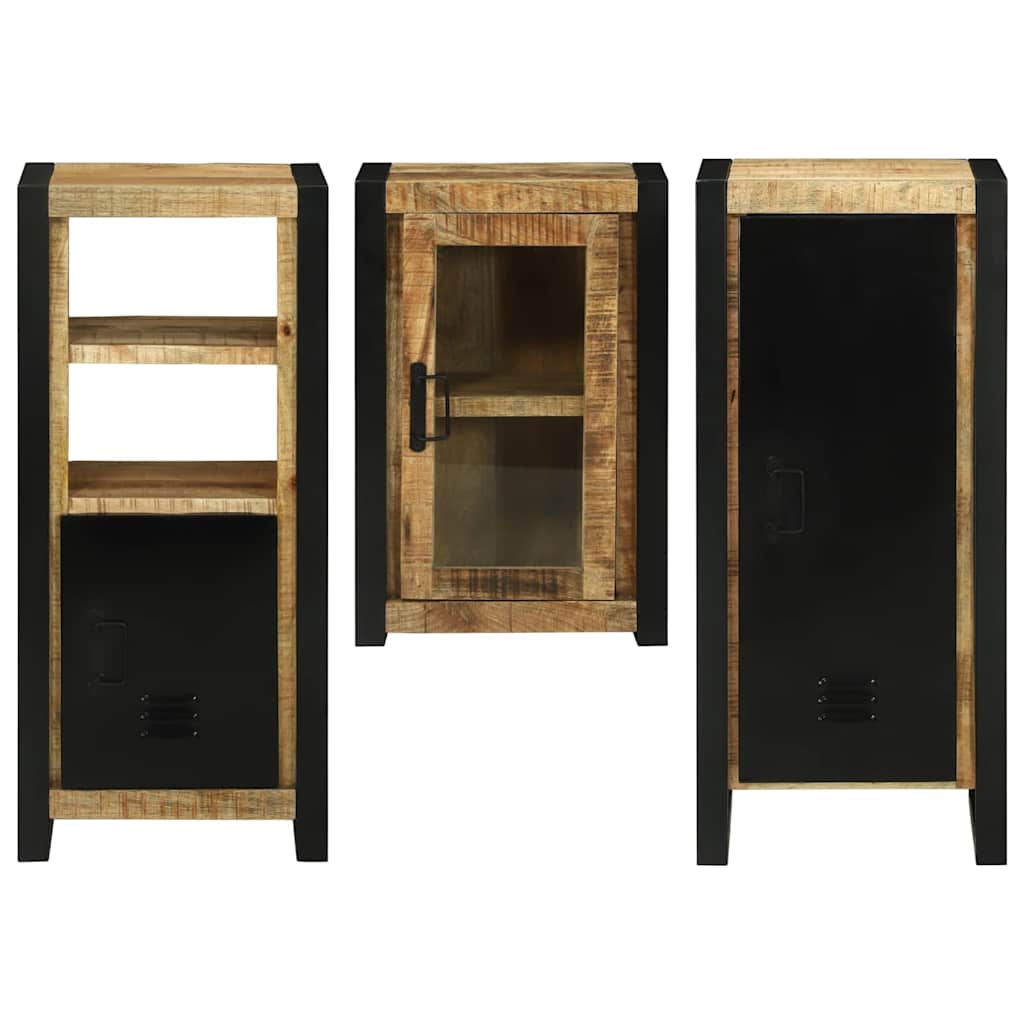 Badezimmermöbel-Set mit Regal 3 pcs Braun Massivholz Mango