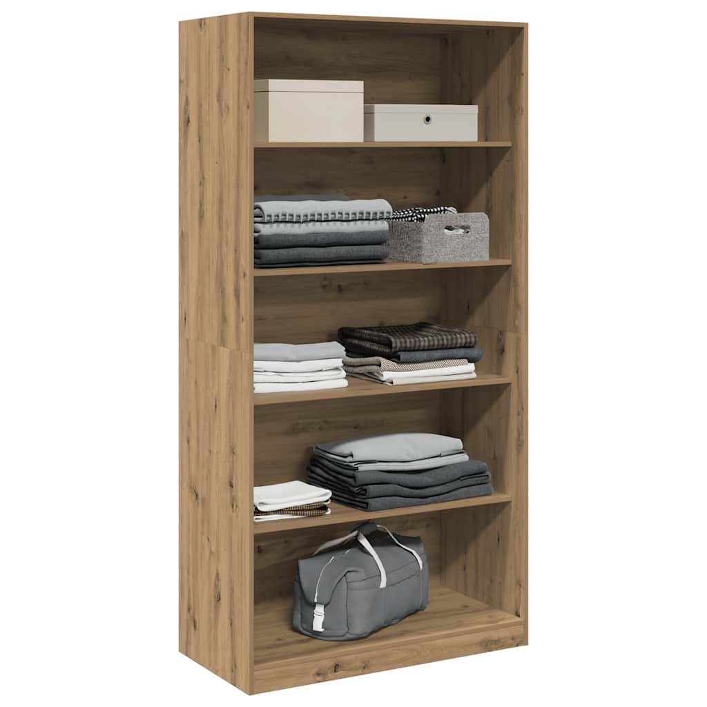 Kleiderschrank Artisan-Eiche 100x50x200 cm Holzwerkstoff