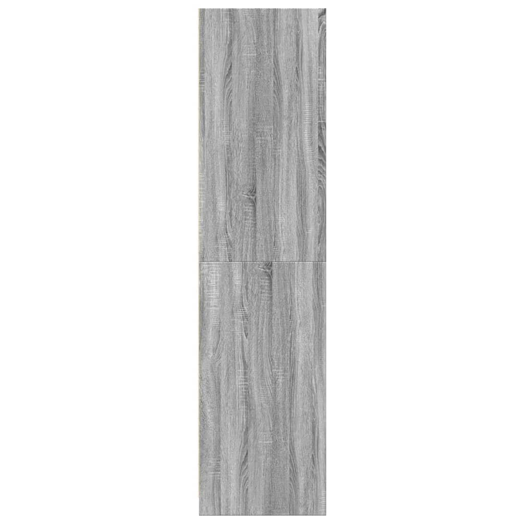 Kleiderschrank Grau Sonoma 50x50x200 cm Holzwerkstoff