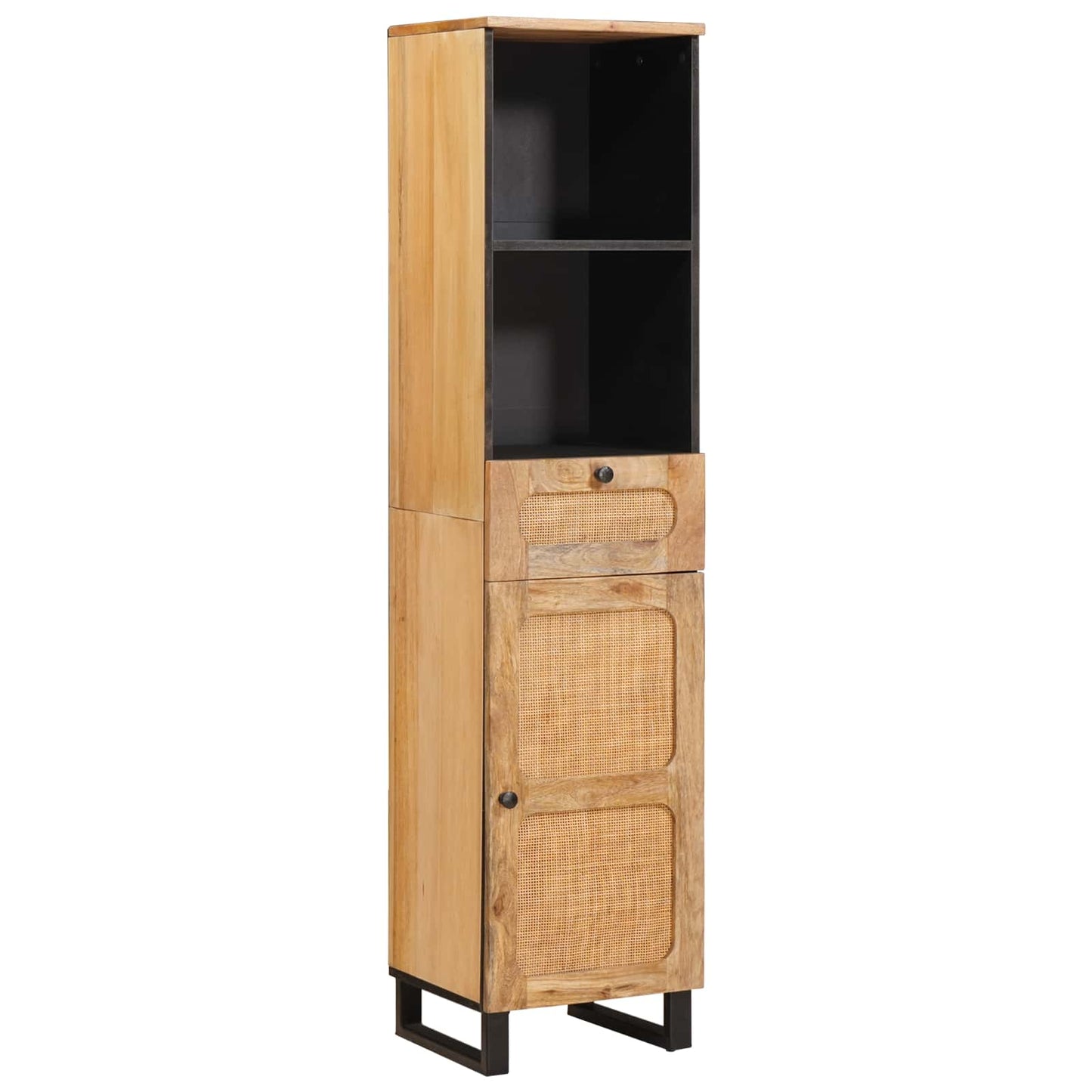 Badezimmer Sets mit Schubladen 3 pcs Natur Massivholz Mango