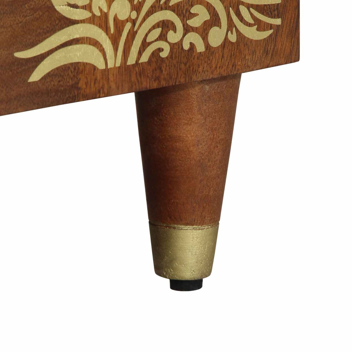 Badezimmerschrank-Set mit Tür 3 pcs Honigbraun Massivholz Mango