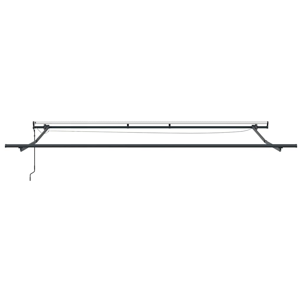Markise Automatisch mit LEDs Weinrot 450x300 cm