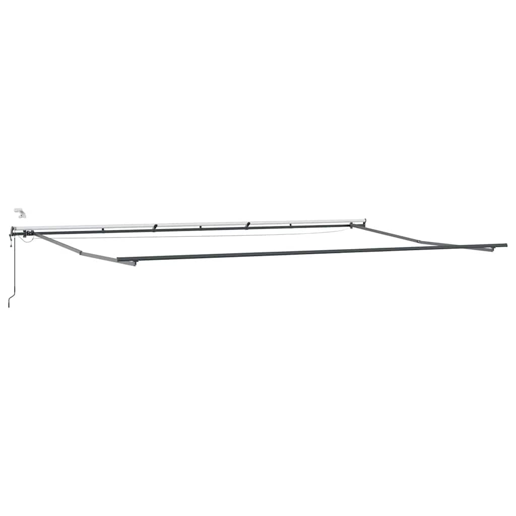 Markise Automatisch mit LEDs Weinrot 600x300 cm