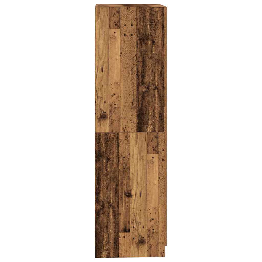 Kleiderschrank Altholz-Optik 90x52x200 cm Holzwerkstoff