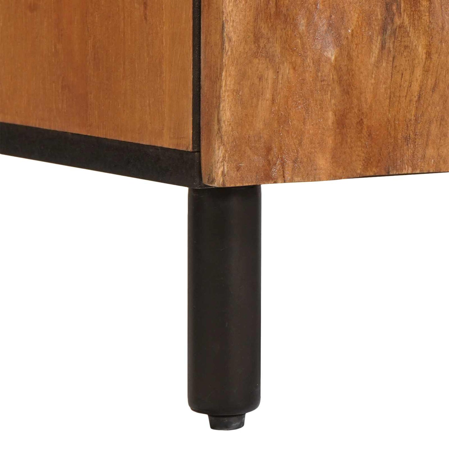 Badezimmerschrank Braun 38 x 33 x 160 cm Massivholz Mango