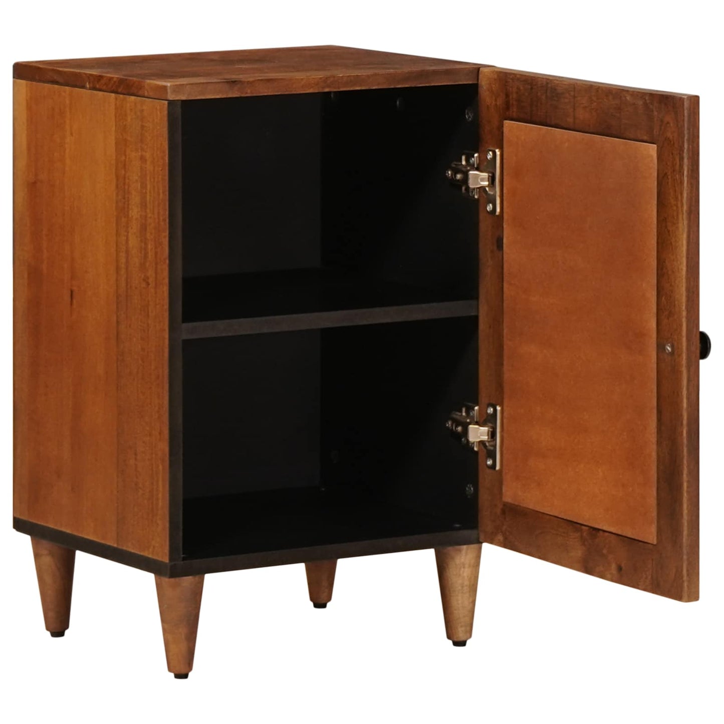 Badezimmerschrank mit Speicher mit Tür Walnuss 38 x 33 x 58 cm