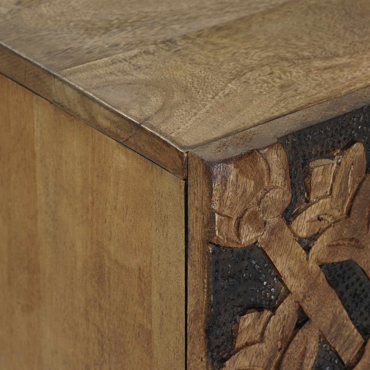 Waschbeckenschrank Braun 62 x 33 x 58 cm Massivholz Mango