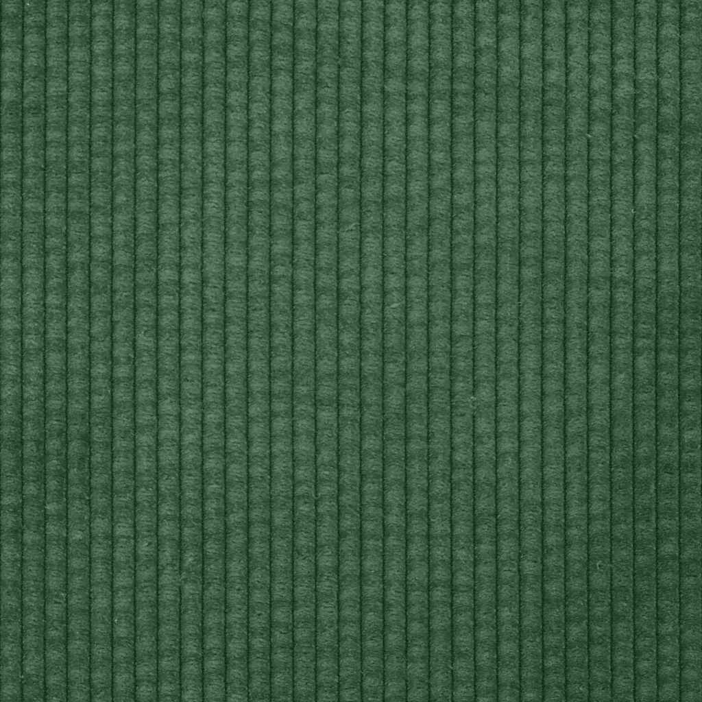 Zweisitzer-Sofa Dunkelgrün 109 cm Cordstoff