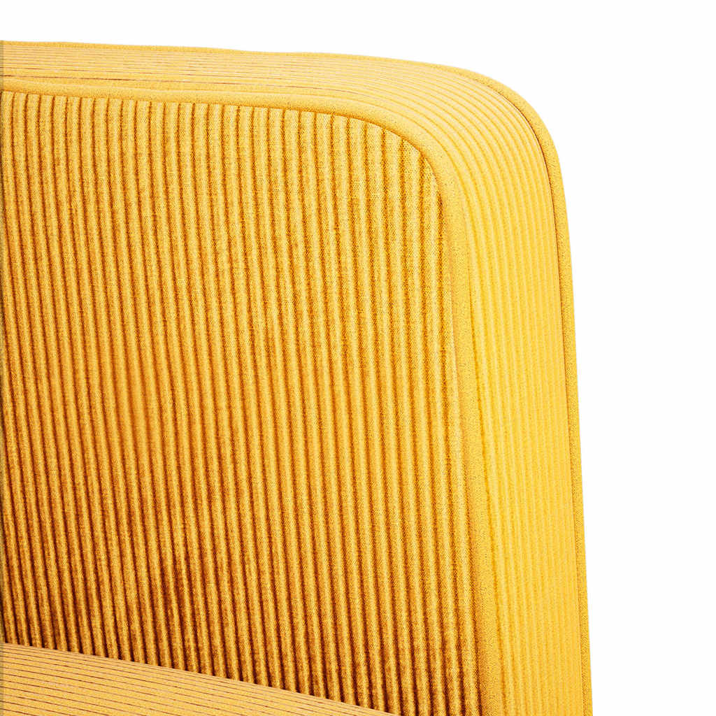 Zweisitzer-Sofa Hellgelb 109 cm Cordstoff