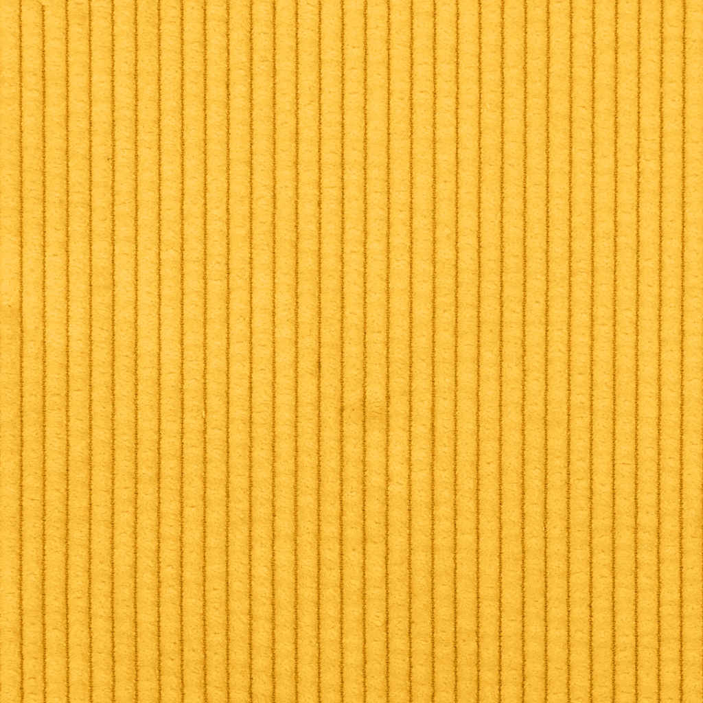 Zweisitzer-Sofa Hellgelb 109 cm Cordstoff