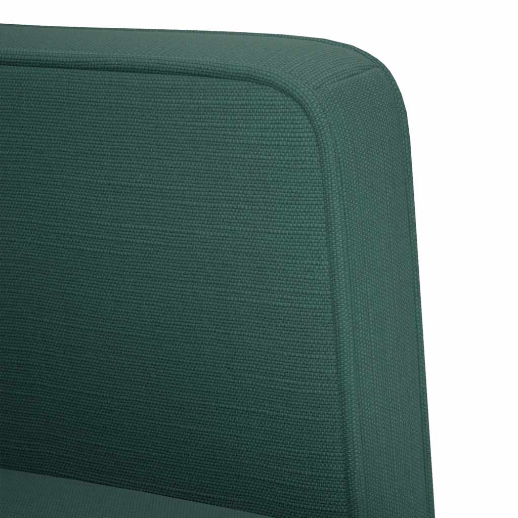 Zweisitzer-Sofa Dunkelgrün 111 cm Stoff