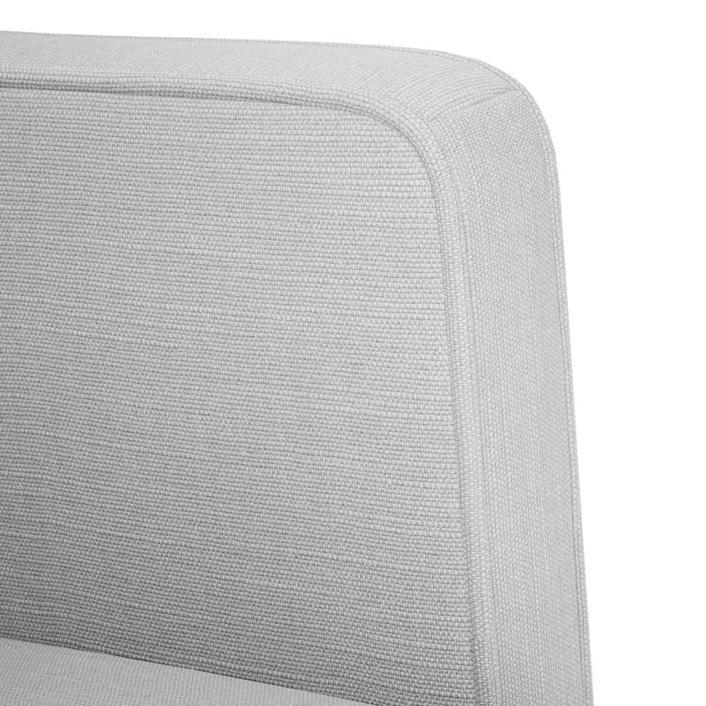Zweisitzer-Sofa Wolkengrau 111 cm Stoff