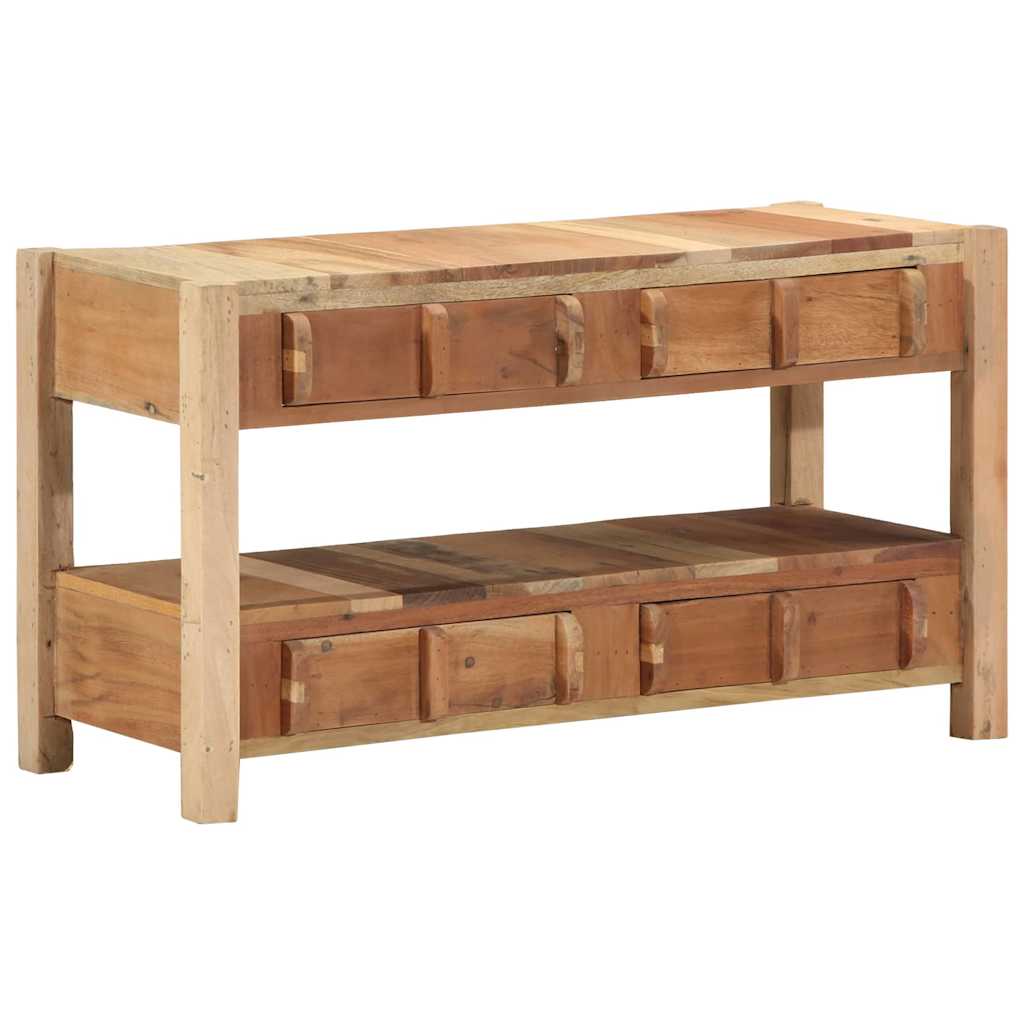 TV-Schränk Braun 83 x 33 x 46 cm Massives upgecyceltes Holz