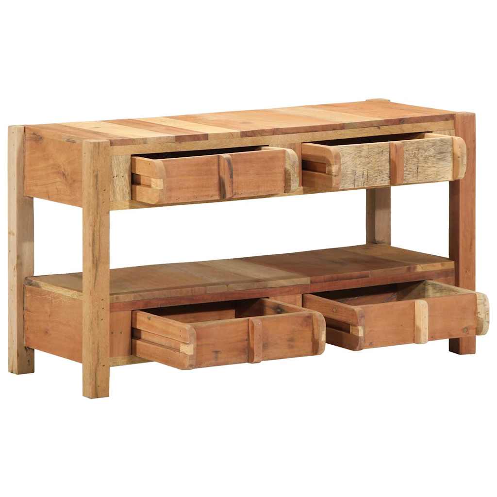 TV-Schränk Braun 83 x 33 x 46 cm Massives upgecyceltes Holz