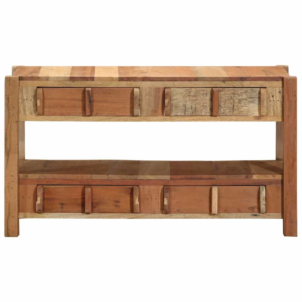 TV-Schränk Braun 83 x 33 x 46 cm Massives upgecyceltes Holz