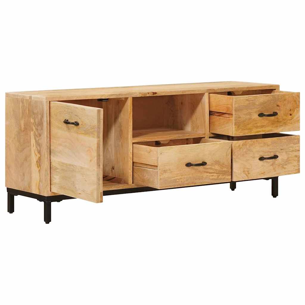 TV-Ständer Braun 110 x 30 x 46 cm Massivholz Mango