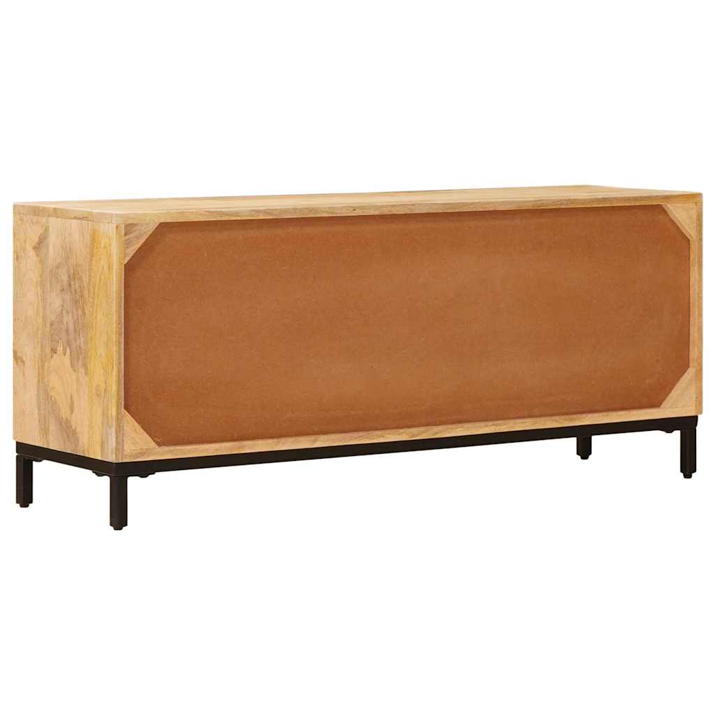 TV-Ständer Braun 110 x 30 x 46 cm Massivholz Mango