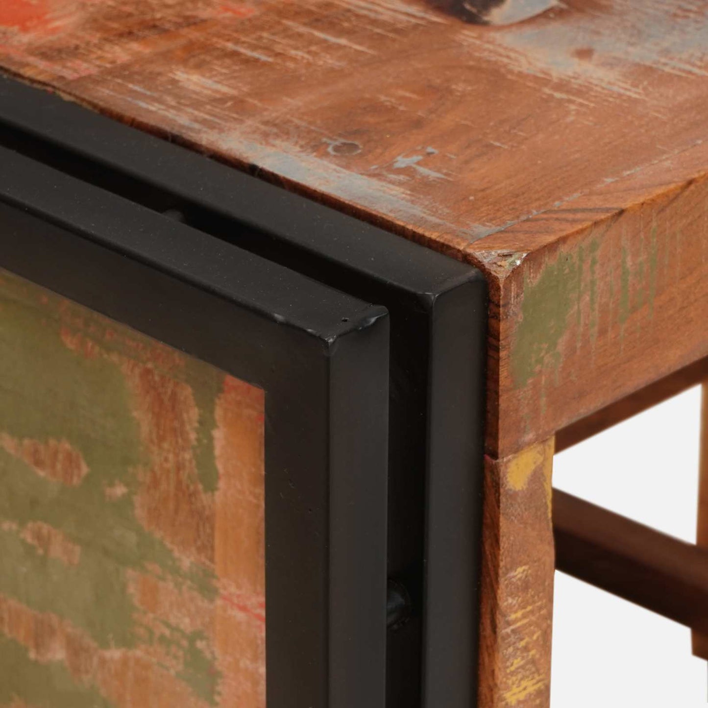 Weinregal Braun 60 x 45 x 33 cm Massives Altholz