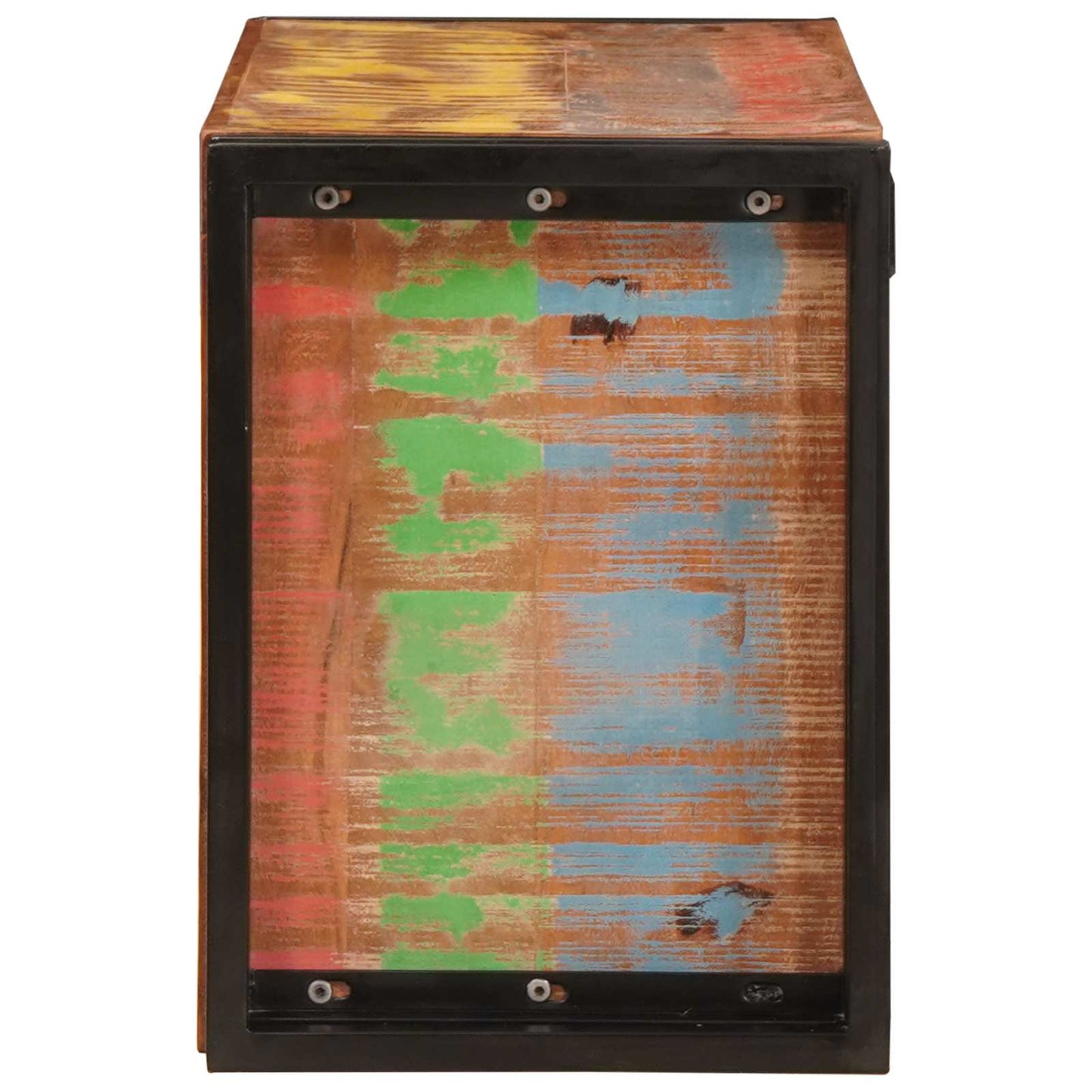 Weinregal Braun 80 x 45 x 33 cm Massives Altholz