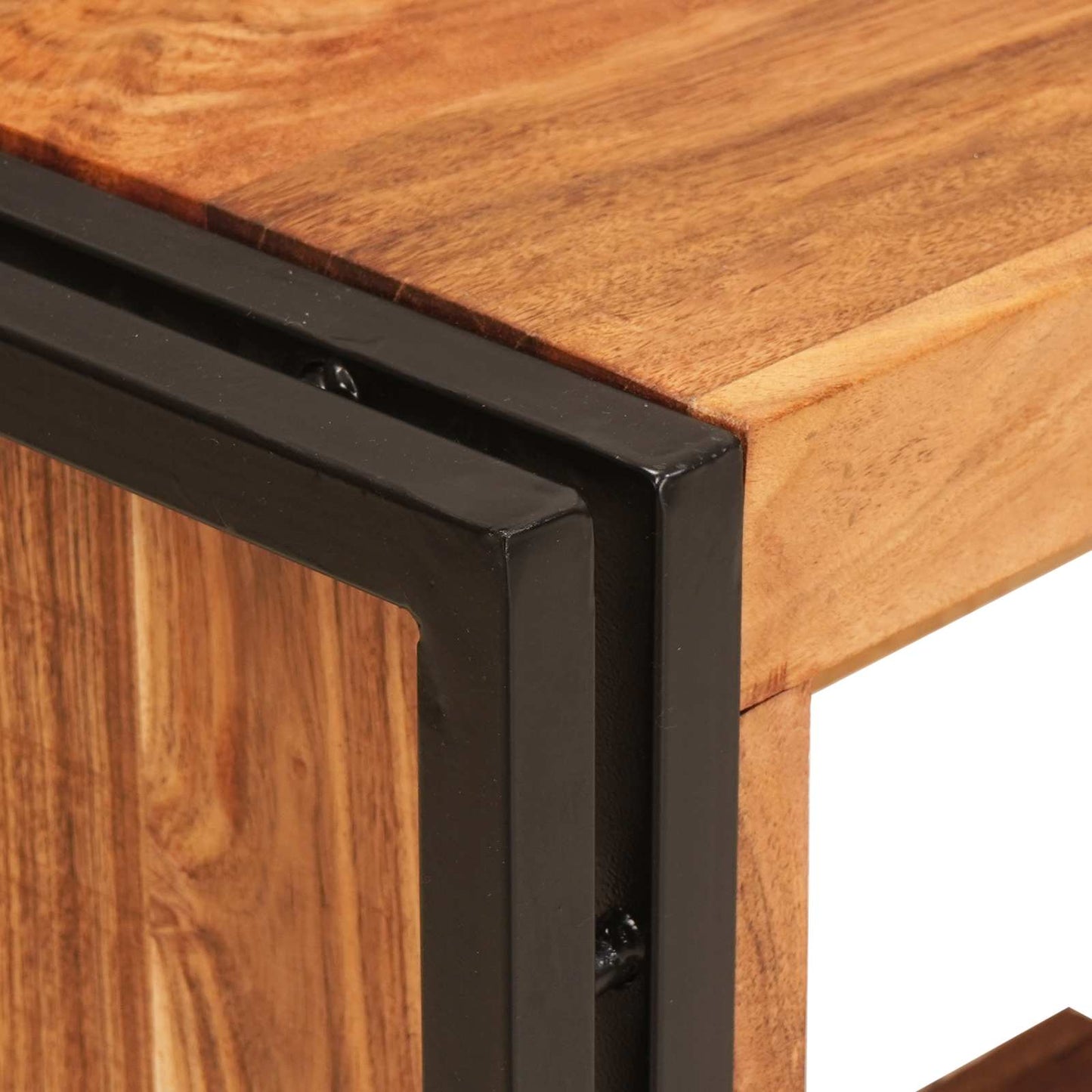 Weinregal Braun 120 x 45 x 33 cm Massivholz Akazie