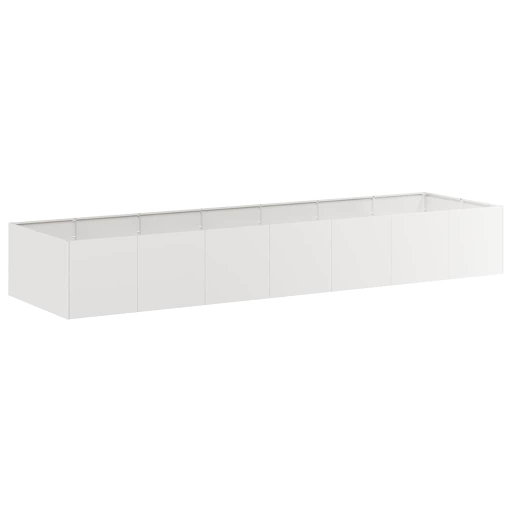 Pflanzkübel 280x80x40 cm Edelstahl