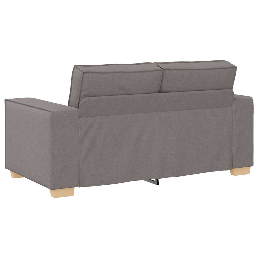 Sofa 3 pcs Taupe 220 x 80 x 84 cm Leinenmischgewebe