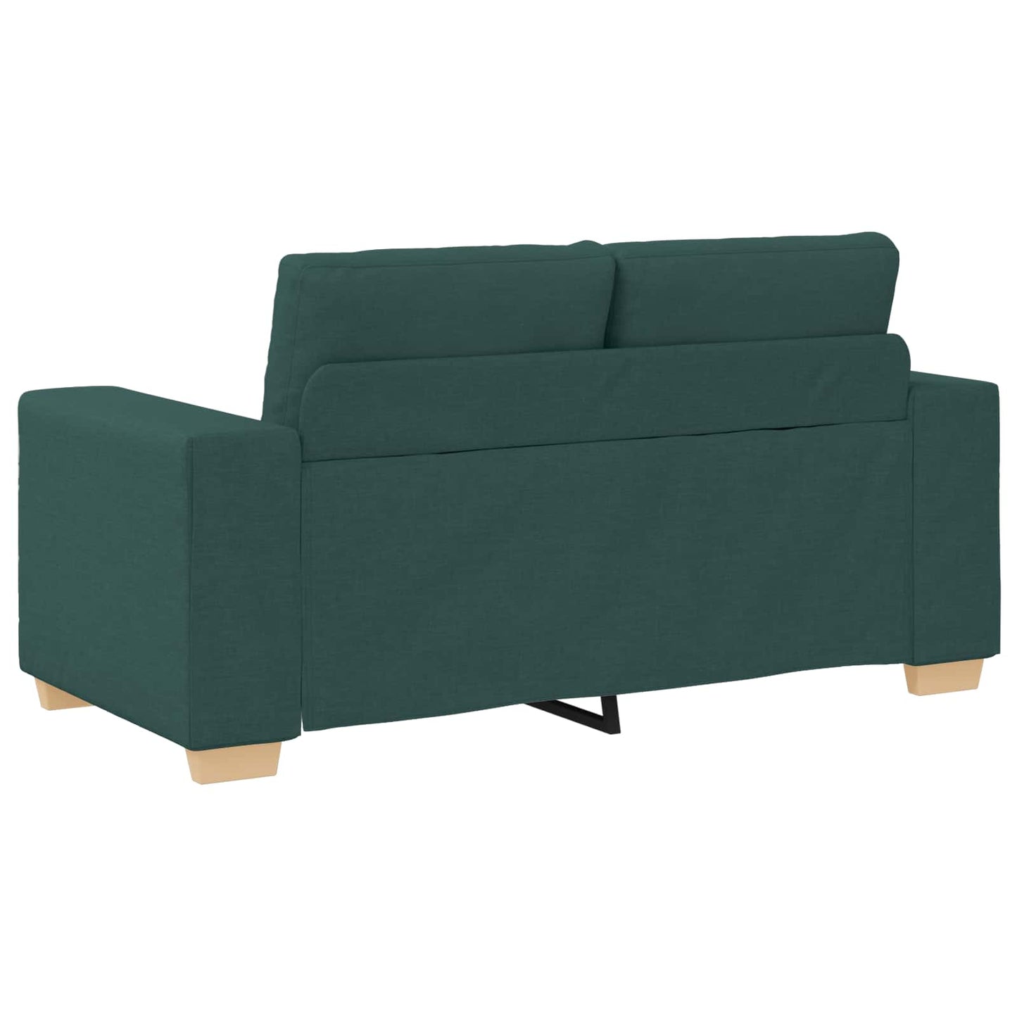 Sofa 3 pcs Dunkelgrün 221 x 80 x 80 cm Leinenmischgewebe