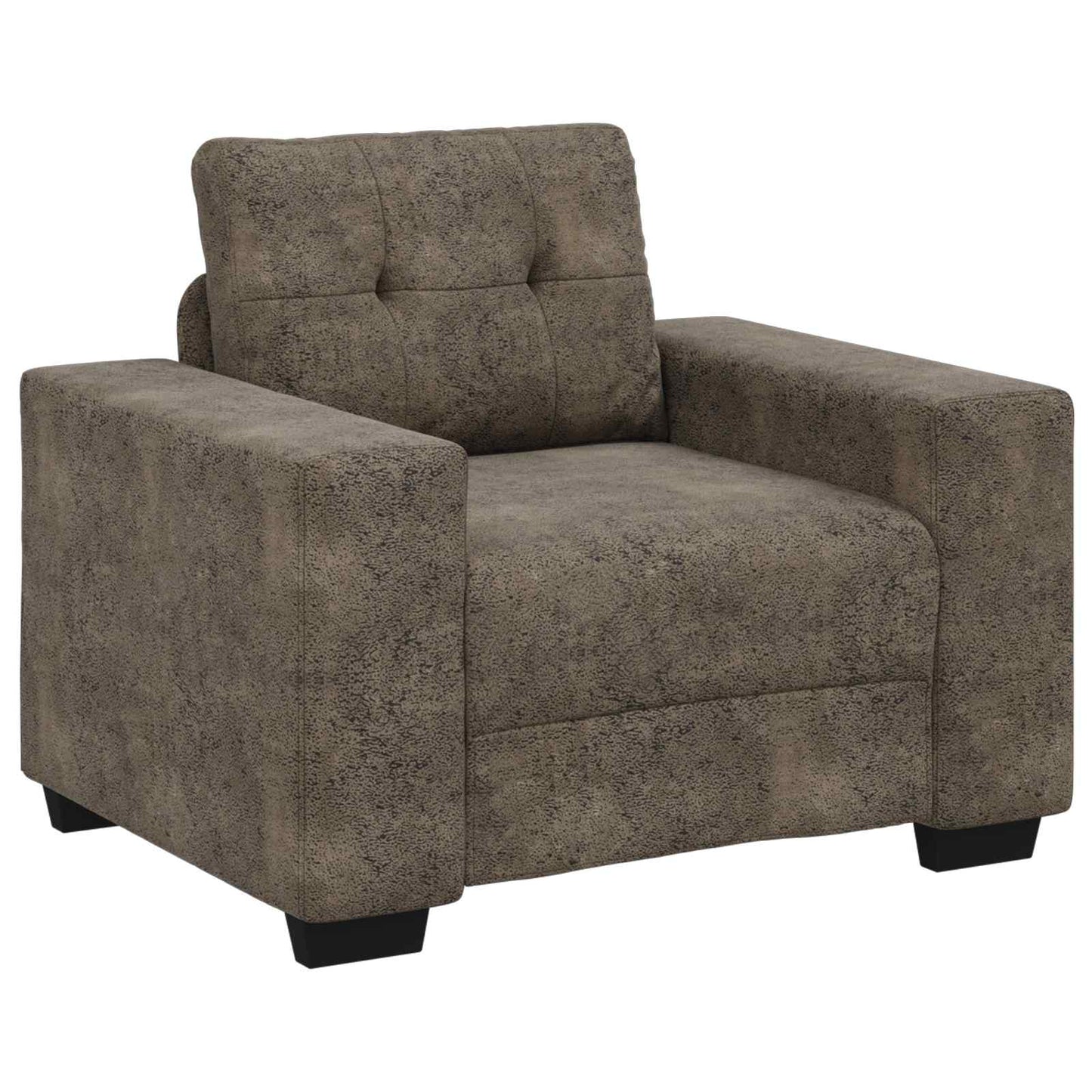 Sofa 3 pcs Dunkelgrau 221 x 80 x 80 cm Leinenmischgewebe