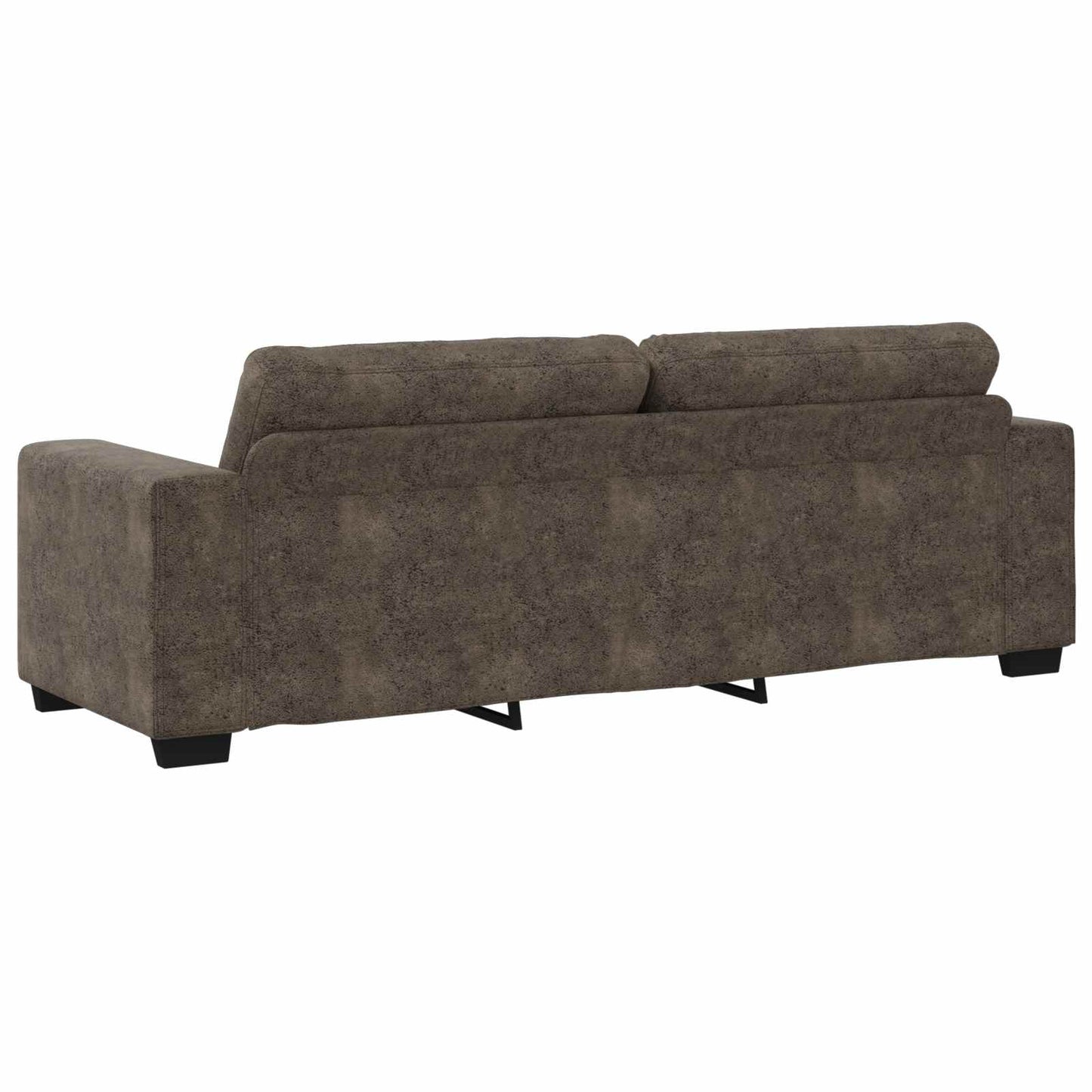 Sofa 3 pcs Dunkelgrau 221 x 80 x 80 cm Leinenmischgewebe