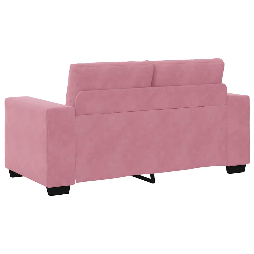 Sofa Set 3 pcs Rosa 221 x 80 x 80 cm Samt