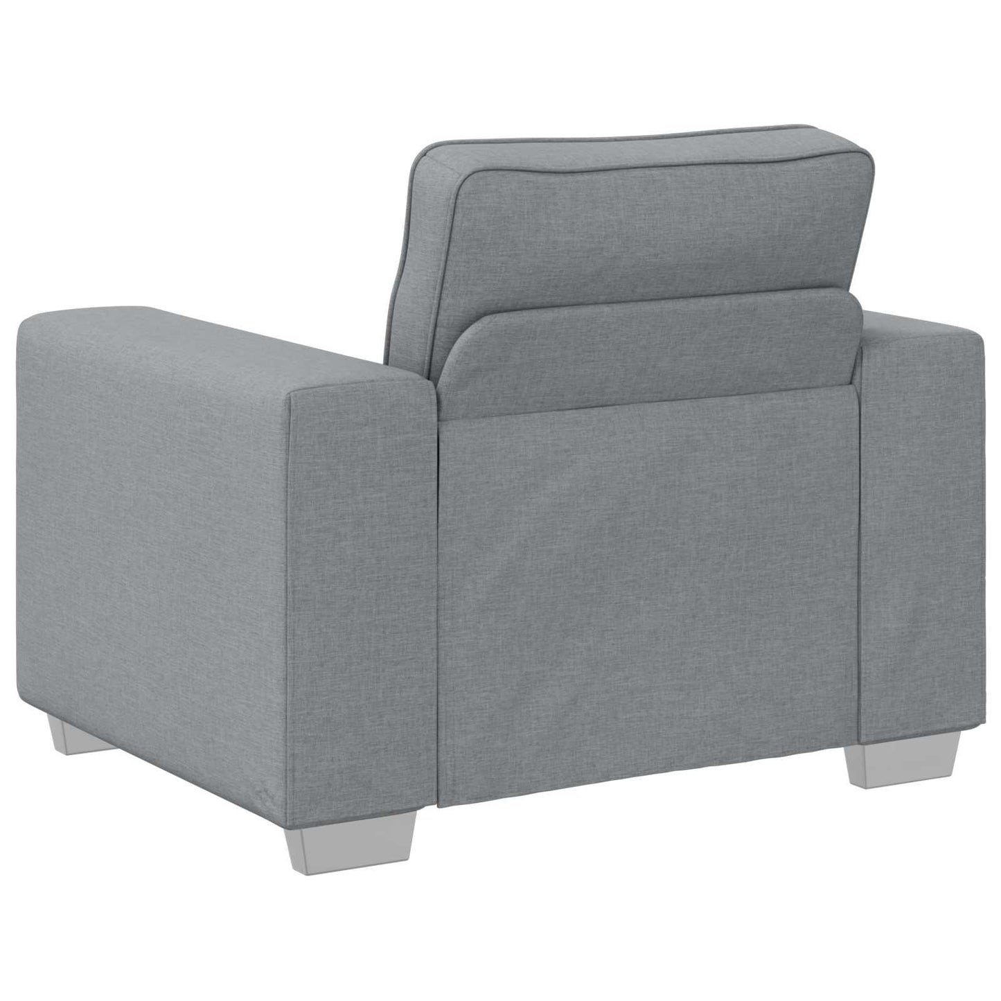 Sofa 3 pcs Hellgrau 219 x 80 x 82 cm Leinenmischgewebe