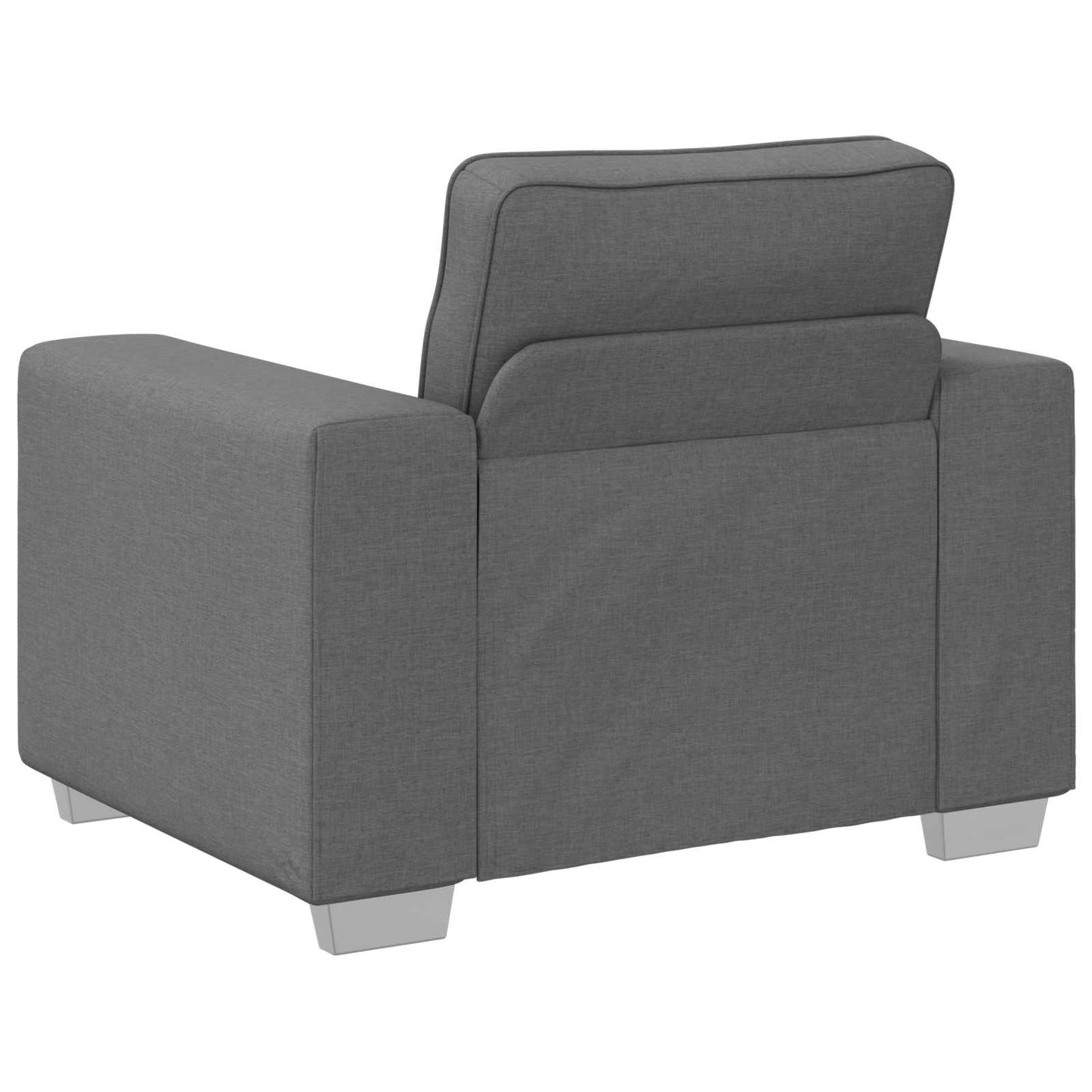 Sofa 3 pcs Dunkelgrau 219 x 80 x 82 cm Leinenmischgewebe