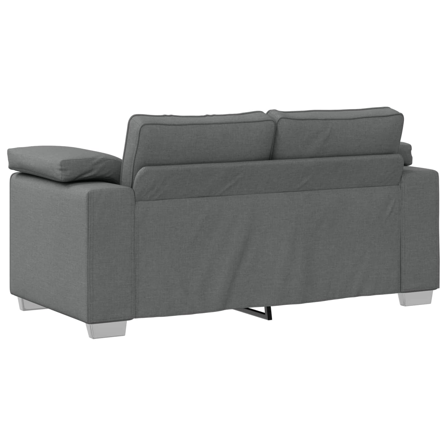 Sofa 3 pcs Dunkelgrau 219 x 80 x 82 cm Leinenmischgewebe