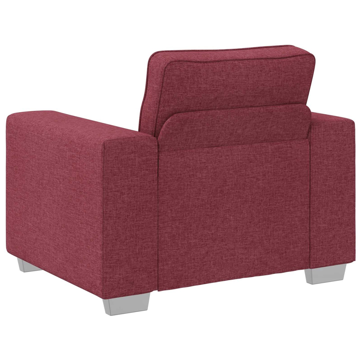 Sofa 3 pcs Wind Rot 219 x 80 x 82 cm Leinenmischgewebe