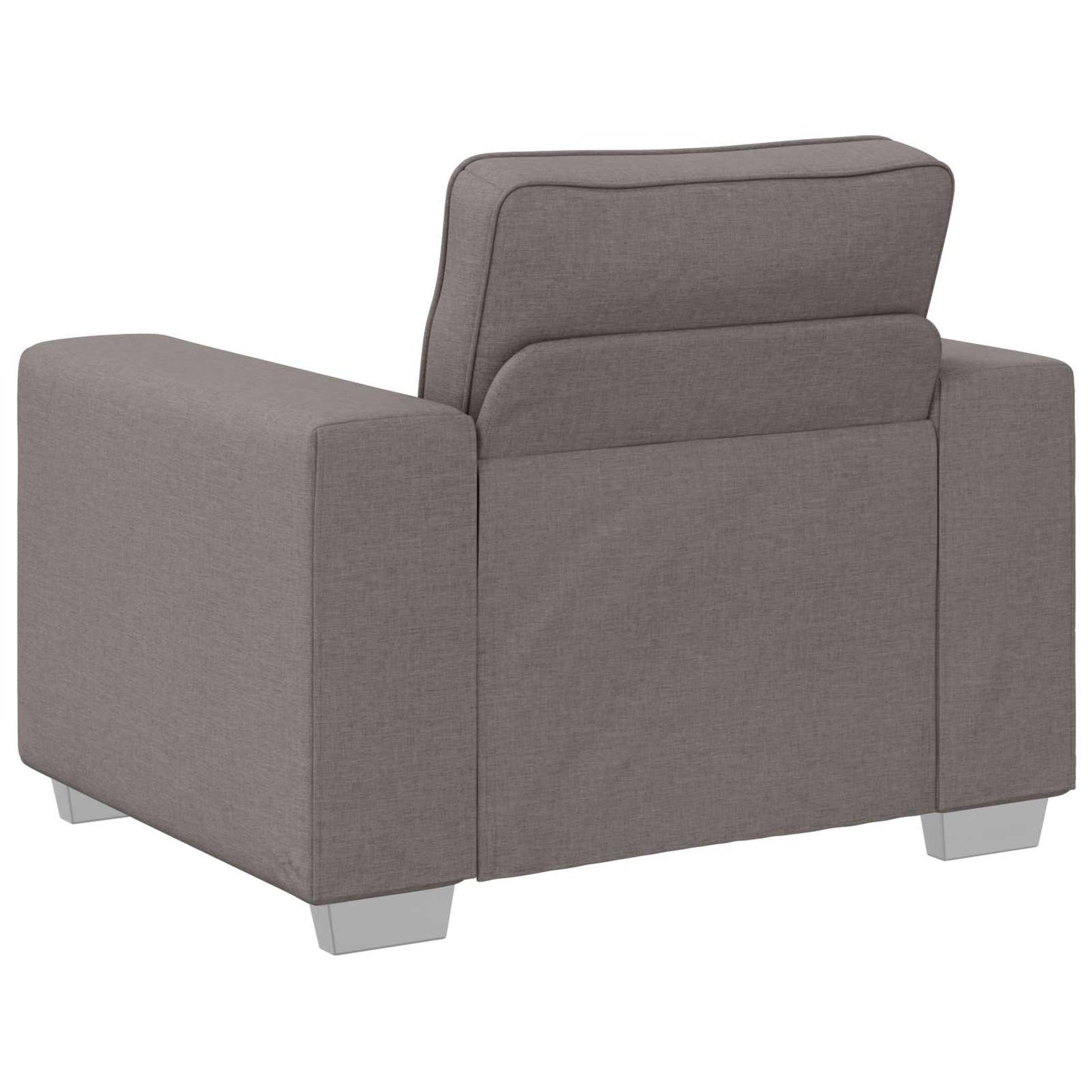 Sofa 3 pcs Taupe 219 x 80 x 82 cm Leinenmischgewebe