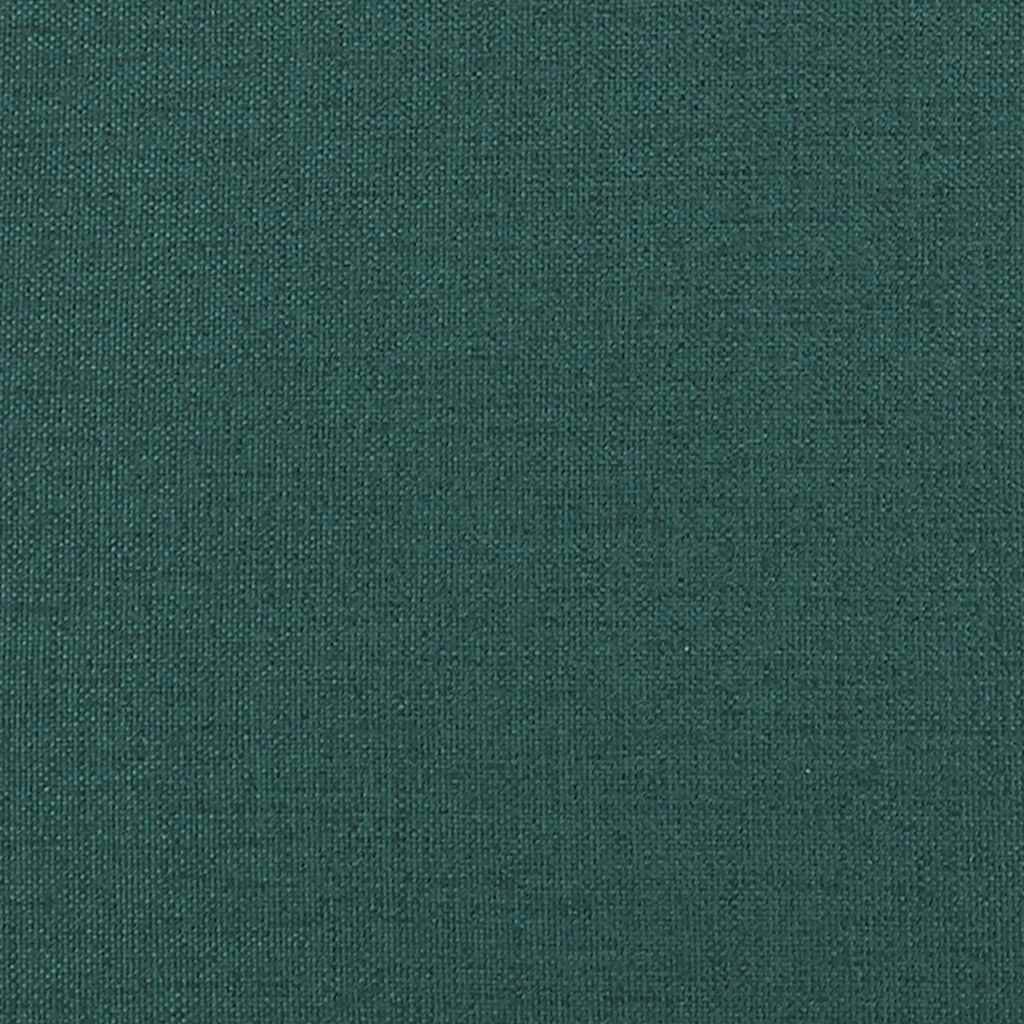 2-teiliges Sofa-Set mit Kissen, dunkelgrüner Stoff