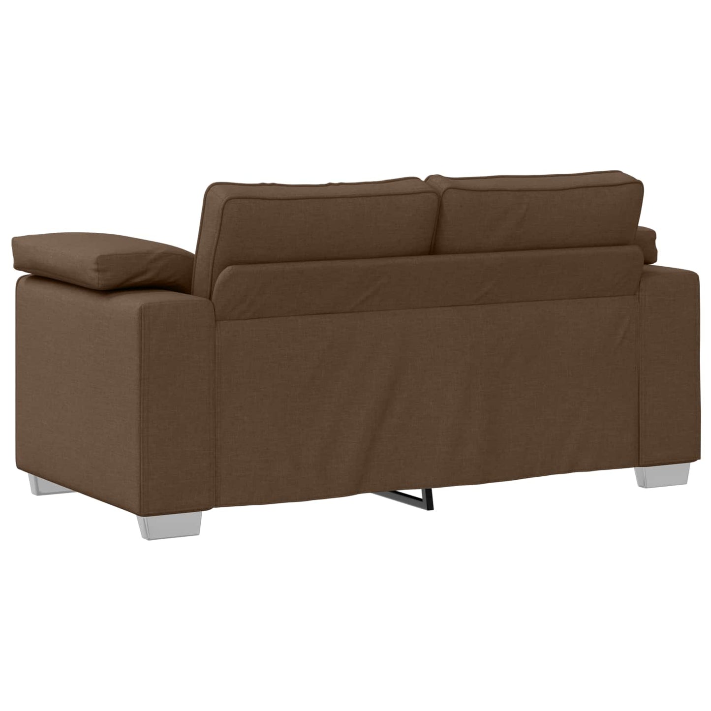 Sofa 2 pcs Braun 219 x 80 x 82 cm Stoff