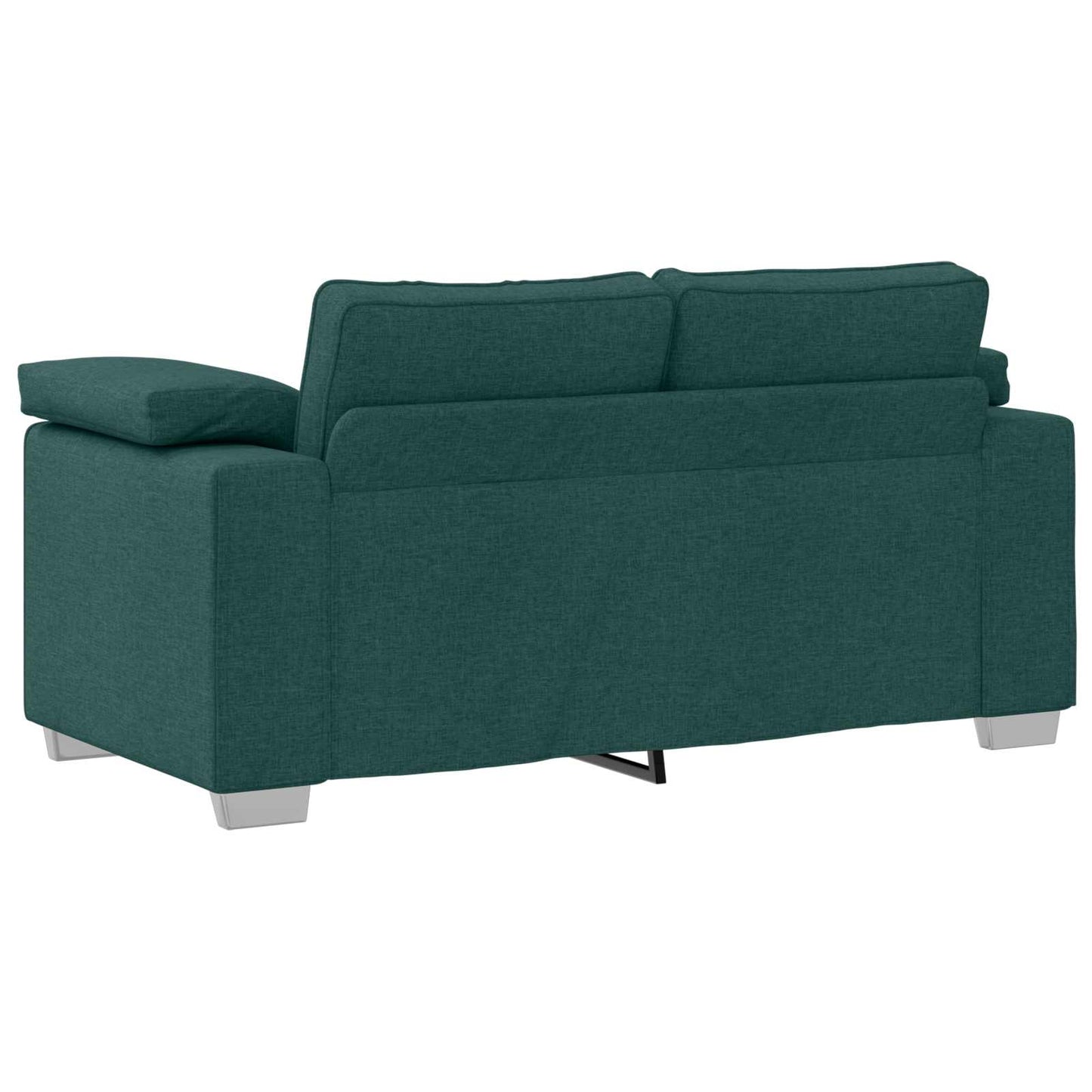 Sofa 2 pcs Dunkelgrün 219 x 80 x 82 cm Stoff