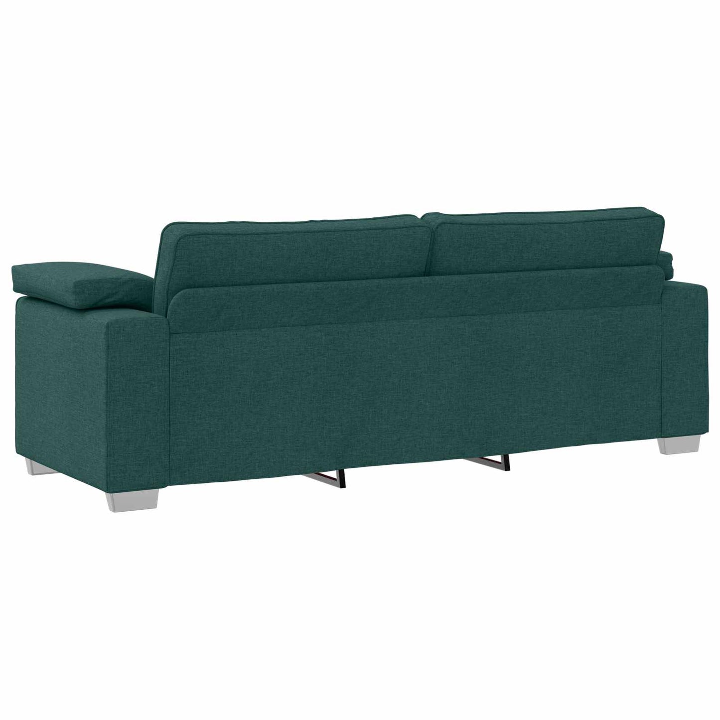 Sofa 2 pcs Dunkelgrün 219 x 80 x 82 cm Stoff