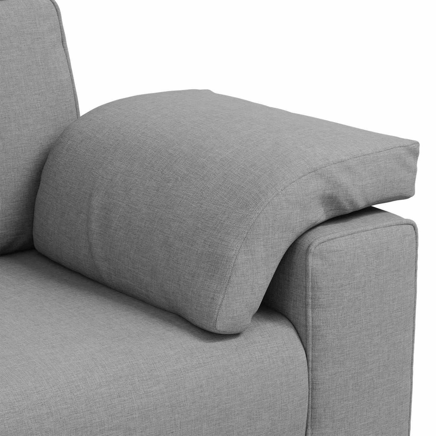 Sofa 2 pcs Wolkengrau 219 x 80 x 82 cm Stoff