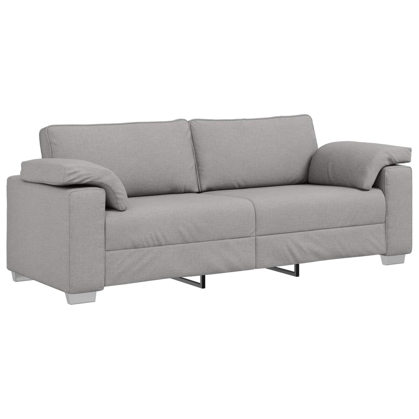 Sofa 2 pcs Wolkengrau 219 x 80 x 82 cm Stoff