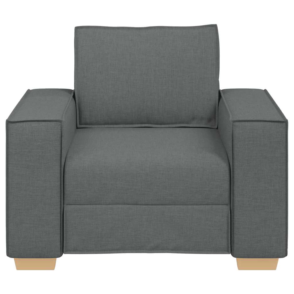 Sofa Stuhl Dunkelgrau 100x78x84 cm Stoff