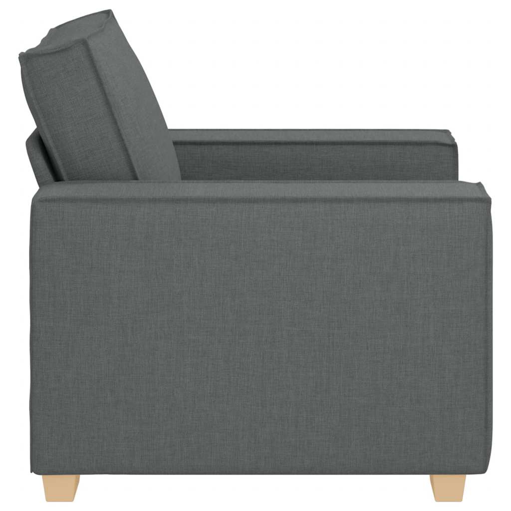 Sofa Stuhl Dunkelgrau 100x78x84 cm Stoff