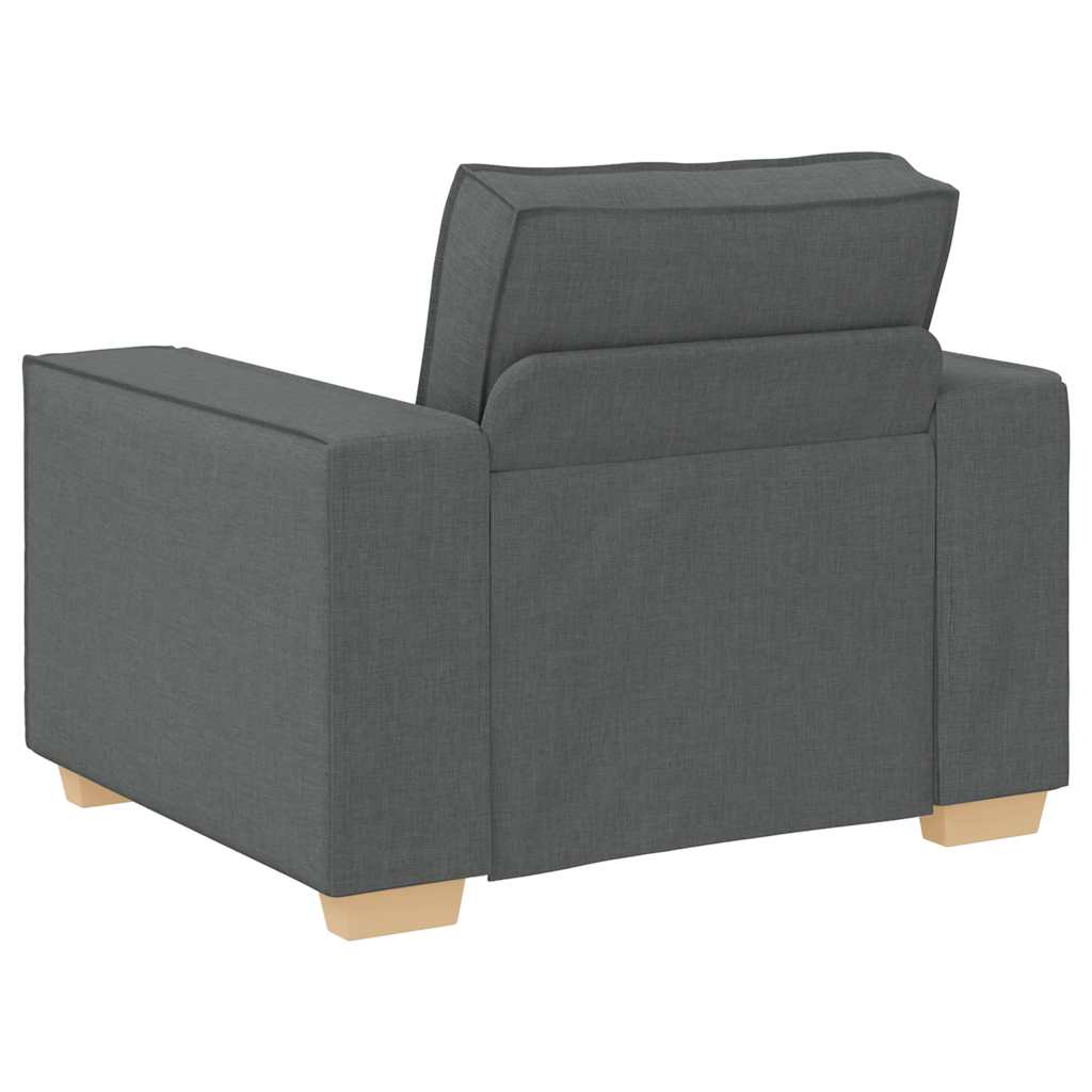 Sofa Stuhl Dunkelgrau 100x78x84 cm Stoff