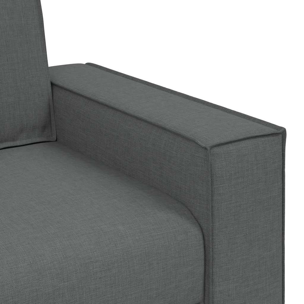 Sofa Stuhl Dunkelgrau 100x78x84 cm Stoff