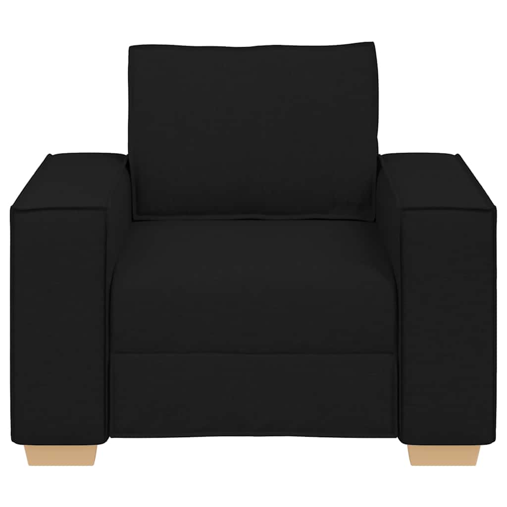 Sofa Stuhl Schwarz 100x78x84 cm Stoff