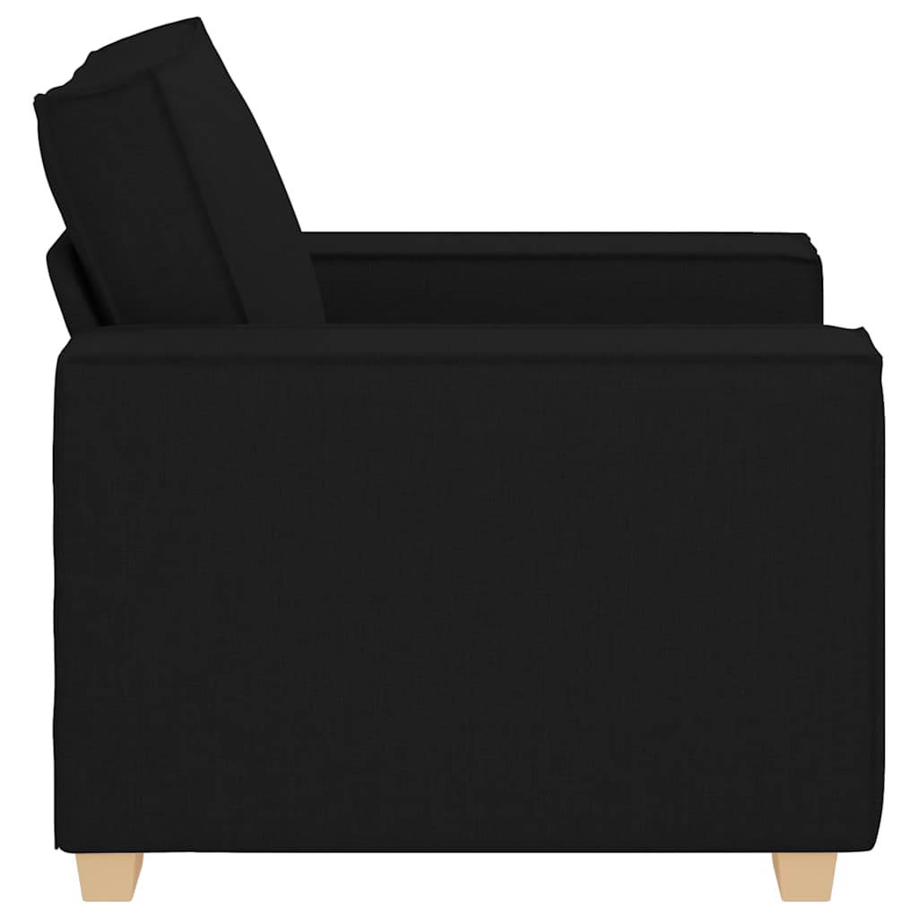 Sofa Stuhl Schwarz 100x78x84 cm Stoff