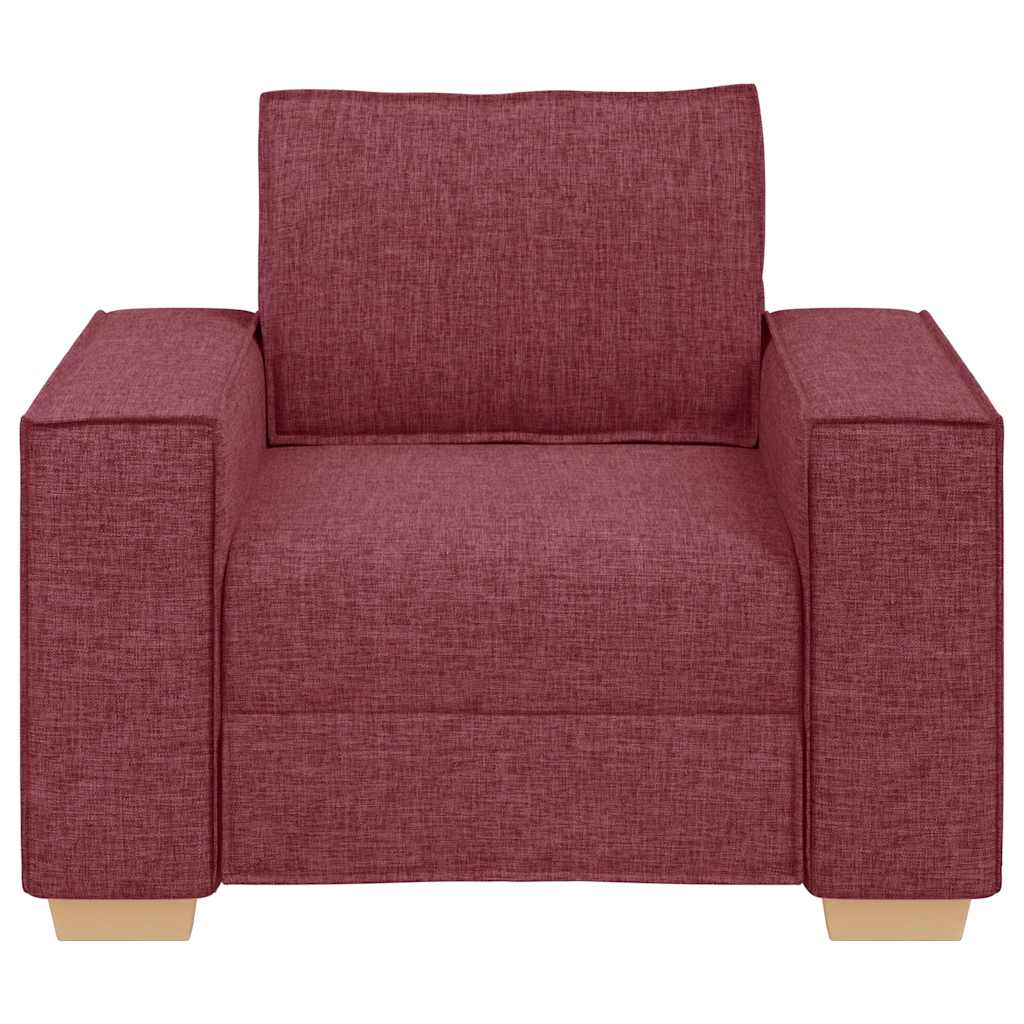 Sofa Stuhl Weinrot 100x78x84 cm Stoff