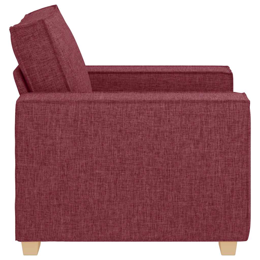 Sofa Stuhl Weinrot 100x78x84 cm Stoff